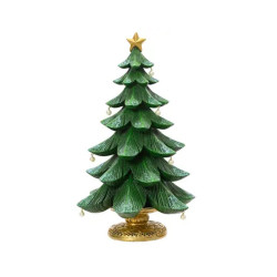 SAPIN PERLES VERT/OR H36.5CM de Déco de Noël - Jardinerie Bordeaux et Libourne dans K004