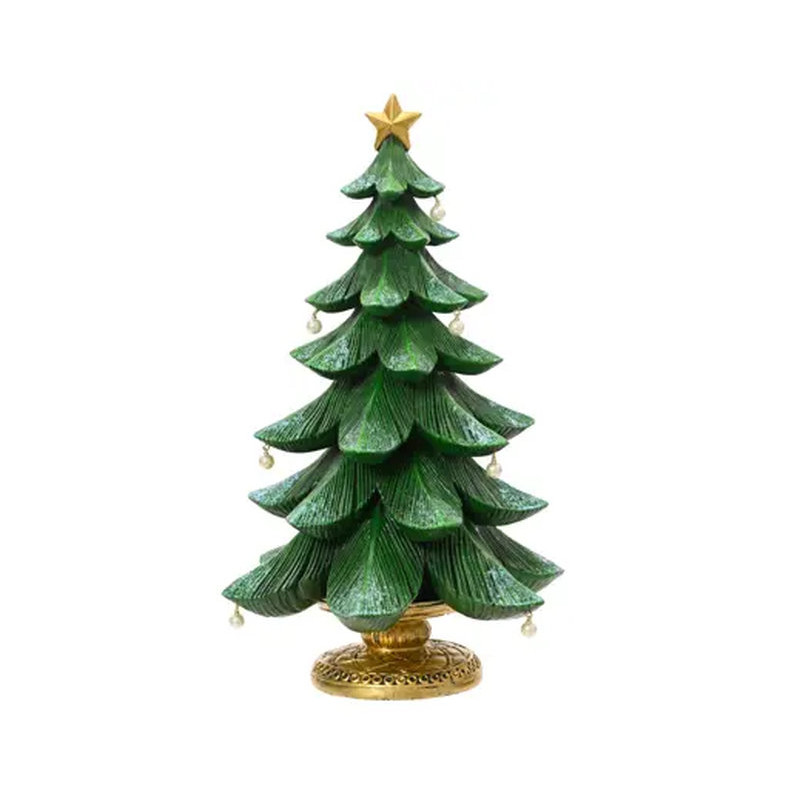 SAPIN PERLES VERT/OR H36.5CM de Déco de Noël - Jardinerie Bordeaux et Libourne dans K004