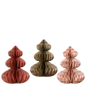 SAPIN PAPIER H60CM 3ASS de Déco de Noël - Jardinerie Bordeaux et Libourne dans K004