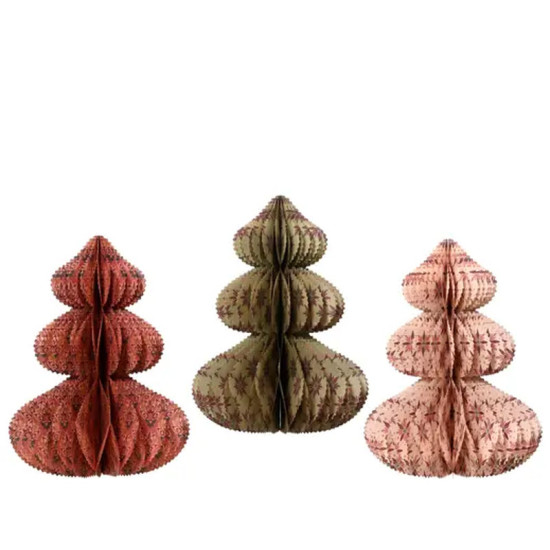 SAPIN PAPIER H60CM 3ASS de Déco de Noël - Jardinerie Bordeaux et Libourne dans K004