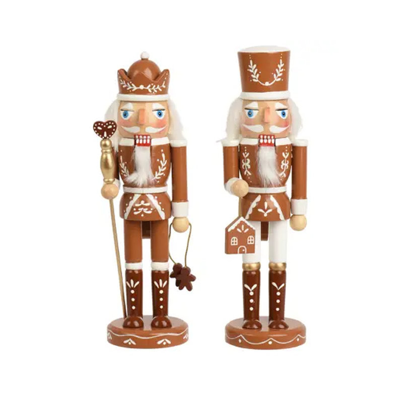 CASSE NOISETTE BONHOMME PAIN EPICES BRUN H25CM de Déco de Noël - Jardinerie Bordeaux et Libourne dans K004