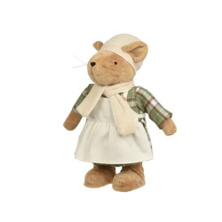 SOURIS DEBOUT BLANC/VERT H60CM de Déco de Noël - Jardinerie Bordeaux et Libourne dans K004