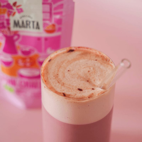 Pink latte boost infusion énergisante aux plantes - 125g Atelier Marta de Herboristerie et Esotérisme à Libourne dans A161