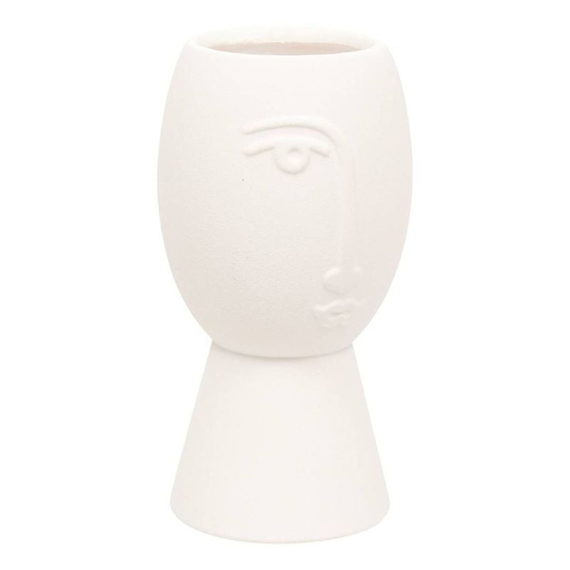 VASE VISAGE PAM BLANC H19.8CM de Décoration de la maison à Libourne dans J031