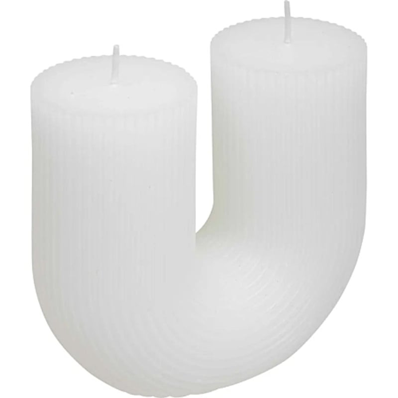 BOUGIE U DEMI BLANC 11X12 de Décoration de la maison à Libourne dans J031