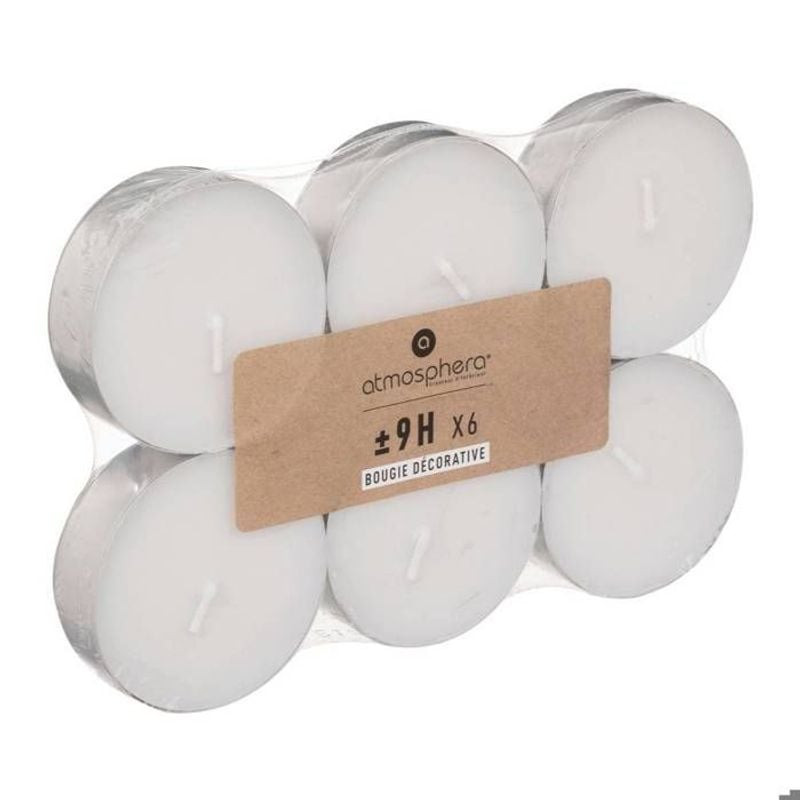 BOUGIE CHAUFFE PLAT MANY BLANC D5.8 X6 de Décoration de la maison à Libourne dans J031