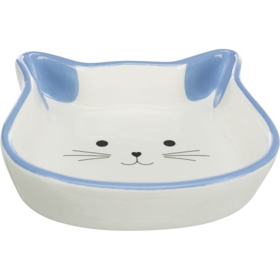 Gamelle, tete de chat avec visage, en ceramique, 0,25 l/12 x 12 cm de Trixie - Produit pour animaux dans T050