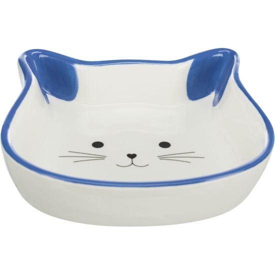 Gamelle, tete de chat avec visage, en ceramique, 0,25 l/12 x 12 cm de Trixie - Produit pour animaux dans T050