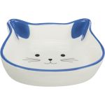 Gamelle, tete de chat avec visage, en ceramique, 0,25 l/12 x 12 cm de Trixie - Produit pour animaux dans T050