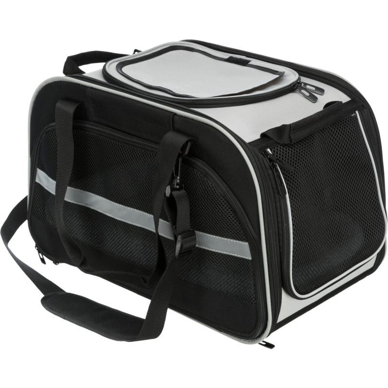 Sac pour le transport et le sejour Valery, 29 x 31 x 49 cm, noir/gris de Trixie - Produit pour animaux dans T050