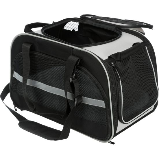 Sac pour le transport et le sejour Valery, 29 x 31 x 49 cm, noir/gris de Trixie - Produit pour animaux dans T050