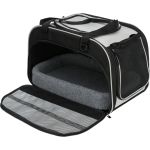 Sac pour le transport et le sejour Valery, 29 x 31 x 49 cm, noir/gris de Trixie - Produit pour animaux dans T050