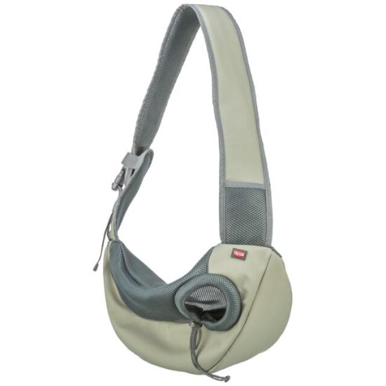 Sac frontal en bandouliere, 50 x 25 x 18 cm, vert clair de Trixie - Produit pour animaux dans T050