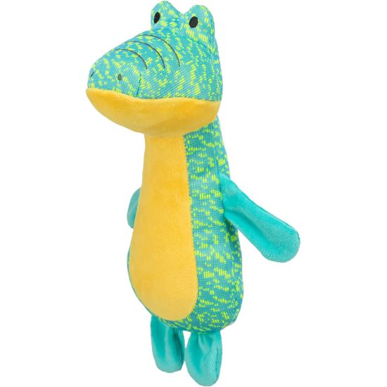 Jouet alligator en tissu pour chien 9 cm couleur verte de Trixie - Produit pour animaux dans T050