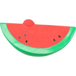 Jouet chien pastèque en latex 15,5 cm vert clair rouge pour chiens de Trixie - Produit pour animaux dans T050