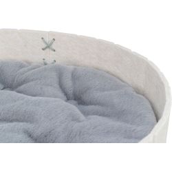Lit emelie ovale en feutre pour chat 50x42 cm sable gris de Trixie - Produit pour animaux dans T050