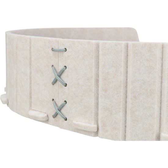 Lit emelie ovale en feutre pour chat 50x42 cm sable gris de Trixie - Produit pour animaux dans T050