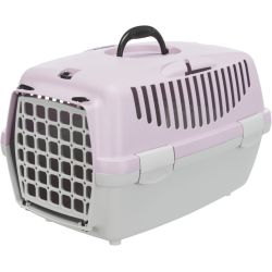 Box de transport Capri 1, XS 32 x 31 x 48 cm, gris clair/mauve de Trixie - Produit pour animaux dans T050