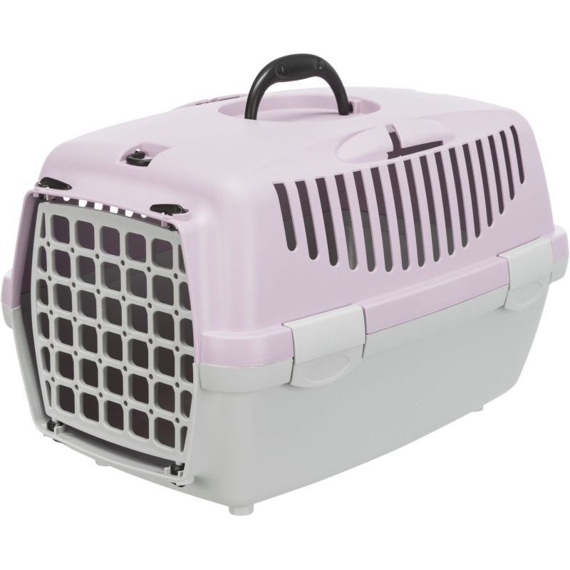 Box de transport Capri 1, XS 32 x 31 x 48 cm, gris clair/mauve de Trixie - Produit pour animaux dans T050