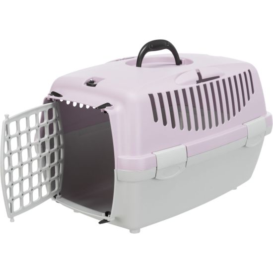 Box de transport Capri 1, XS 32 x 31 x 48 cm, gris clair/mauve de Trixie - Produit pour animaux dans T050