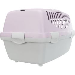 Box de transport Capri 1, XS 32 x 31 x 48 cm, gris clair/mauve de Trixie - Produit pour animaux dans T050