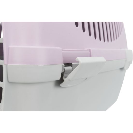 Box de transport Capri 1, XS 32 x 31 x 48 cm, gris clair/mauve de Trixie - Produit pour animaux dans T050