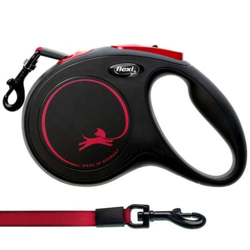 Laisse Flexi tape noir, Black fire, 5m pour chiens et chats de Zolux - Produit pour animaux dans Z002