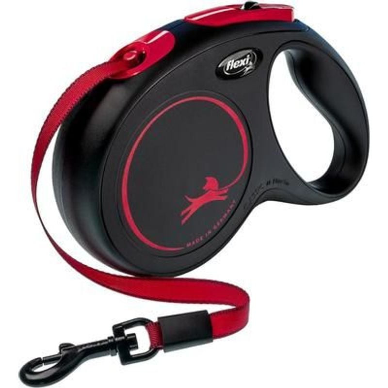 Laisse Flexi tape noir, Black fire, 5m pour chiens et chats de Zolux - Produit pour animaux dans Z002