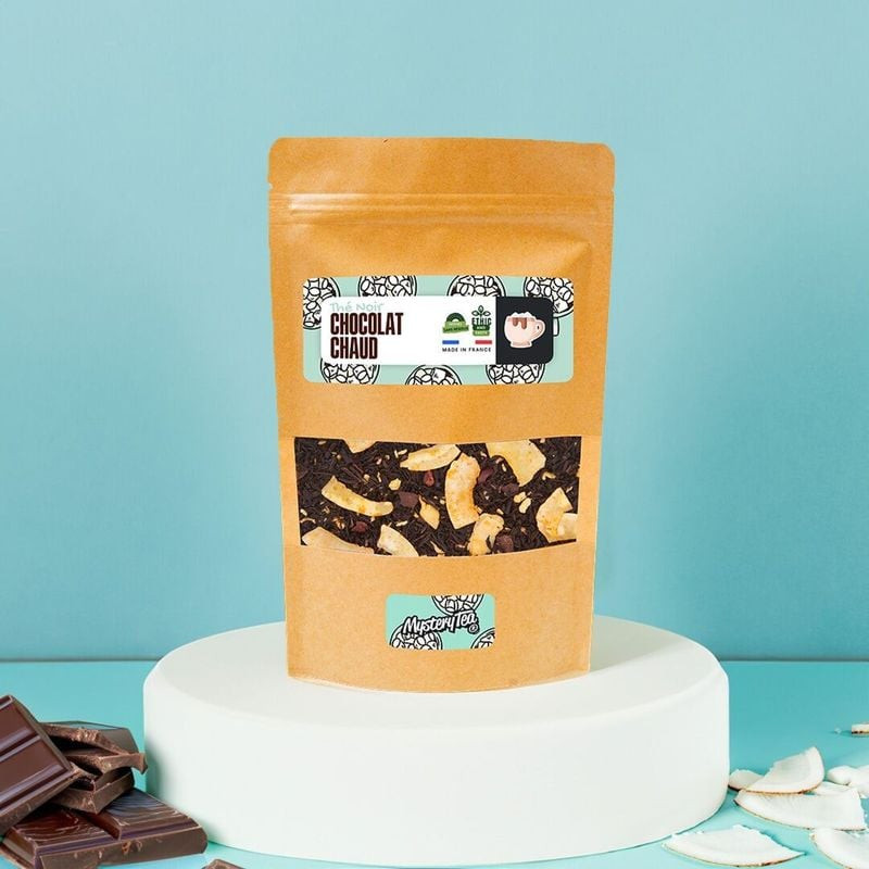 Chocolat Chaud - Vrac 60g (Thé Noir Chocolat Noix de Coco) de Herboristerie et Esotérisme à Libourne dans M127