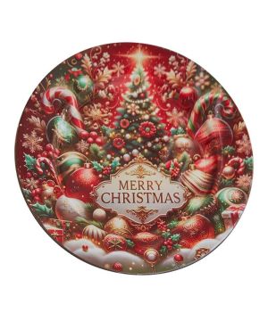 ASSIETTE DECORATIVE MERRY CHRISTMAS 33CM de Smart garden dans S1541