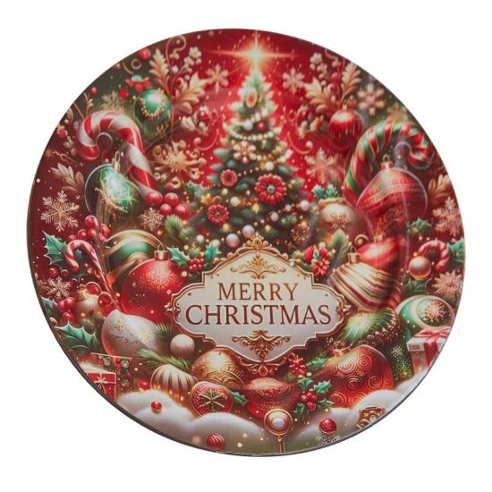 ASSIETTE DECORATIVE MERRY CHRISTMAS 33CM de Smart garden dans S1541