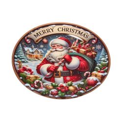 ASSIETTE DECORATIVE SANTA CLAUS 33CM de Smart garden dans S1541