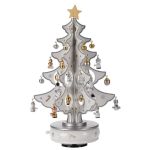 SAPIN MUSICAL TOURNANT ARGENT ET BLANC de Smart garden dans S1541