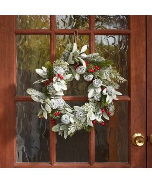 COURONNE DE BAIES GIVREES 40CM de Smart garden dans S1541