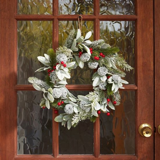 COURONNE DE BAIES GIVREES 40CM de Smart garden dans S1541