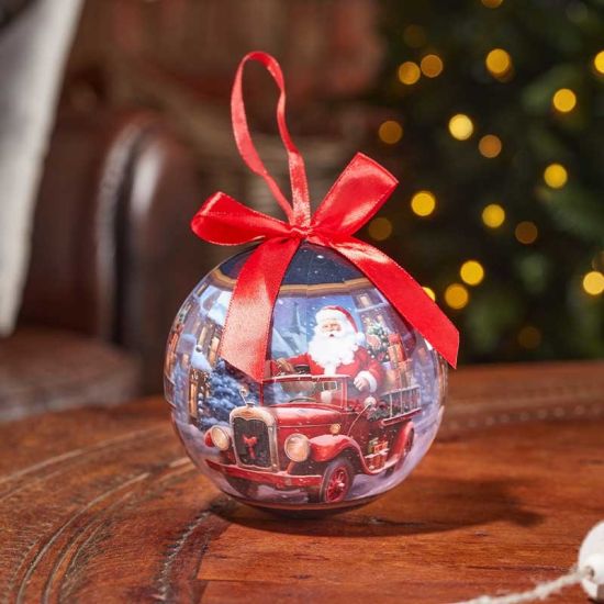 BOULE PERE NOEL CONDUISANT de Smart garden dans S1541