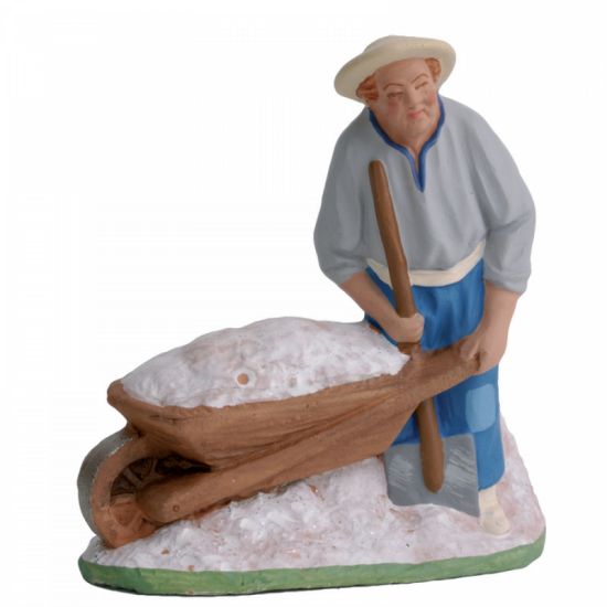 SALINIER A LA BROUETTE de Santons de Provence Escoffier dans E053