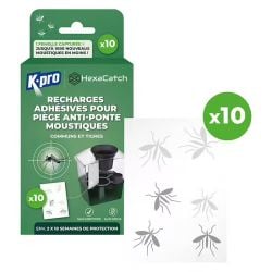 Recharge adhésives hexapiege piege moustiques pondoir x10 de Mosquito Magnet dans B093