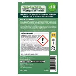 Recharge adhésives hexapiege piege moustiques pondoir x10 de Mosquito Magnet dans B093