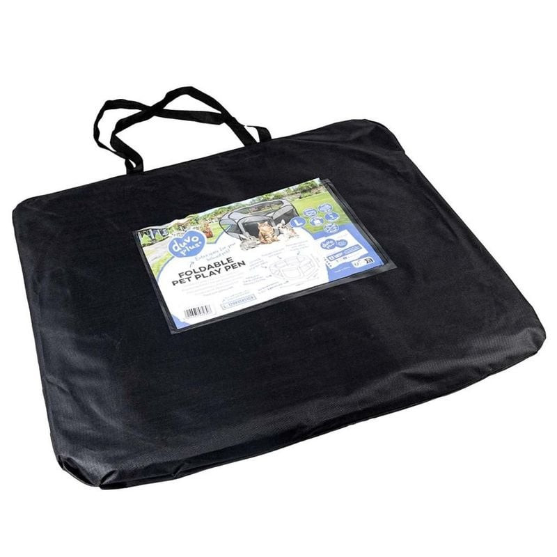 Enclos pliable gris clair L-120x45x51cm pour petits animaux de compagnie de Laroy - aliments et d'accessoires pour animaux de...