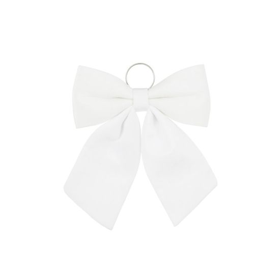NOEUD BLANC 32X40 H3CM de Edelman - deco maison et noël dans E009