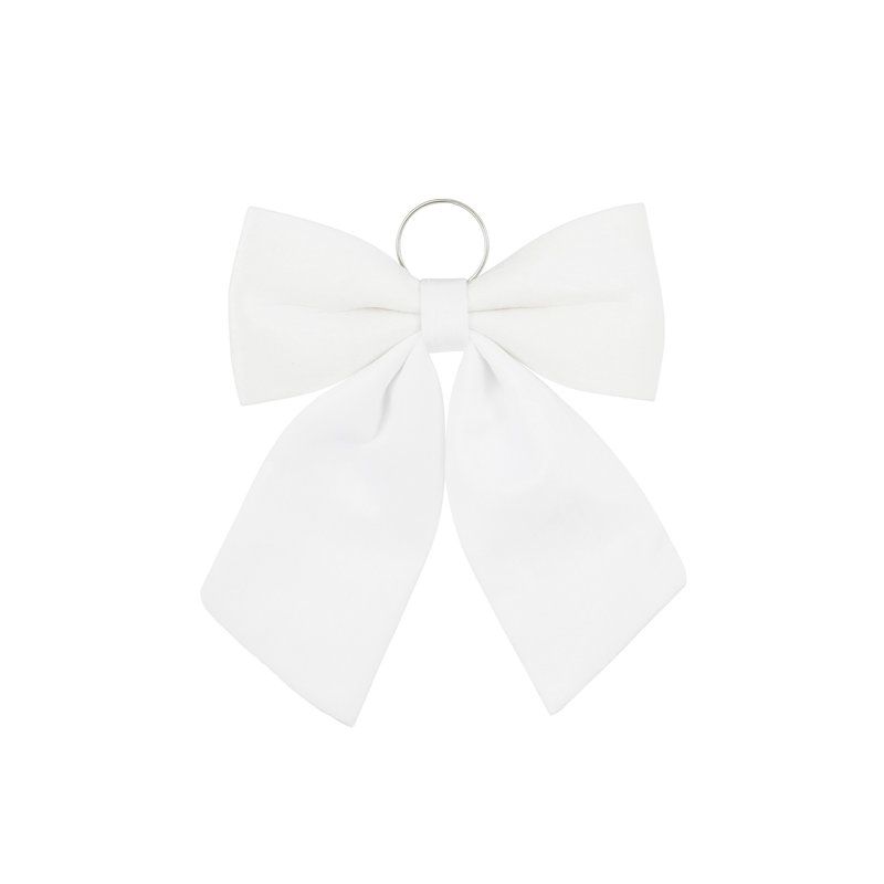 NOEUD BLANC 32X40 H3CM de Edelman - deco maison et noël dans E009