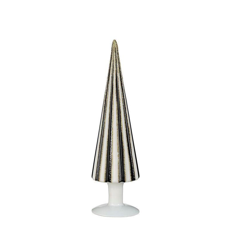 ARBRE NOIR BLANC H29 D8CM de Edelman - deco maison et noël dans E009