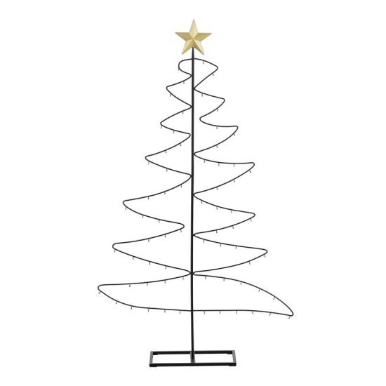 PORTEUR ARBRE NOIR 68X15 H118CM de Edelman - deco maison et noël dans E009