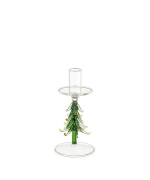 BOUGEOIR ARBRE VERT H17 D9CM de Edelman - deco maison et noël dans E009