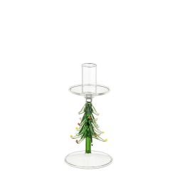 BOUGEOIR ARBRE VERT H17 D9CM de Edelman - deco maison et noël dans E009