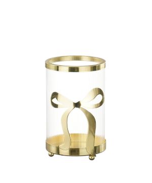 PORTEBOUGIE NOEUD OR H16.5 D10.5CM de Edelman - deco maison et noël dans E009