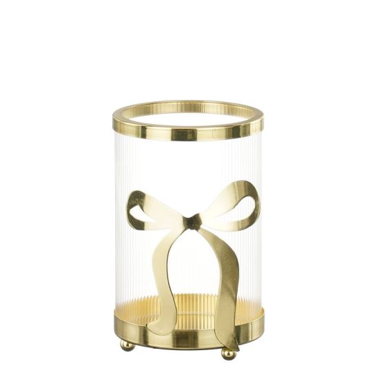 PORTEBOUGIE NOEUD OR H16.5 D10.5CM de Edelman - deco maison et noël dans E009