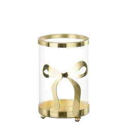 PORTEBOUGIE NOEUD OR H16.5 D10.5CM de Edelman - deco maison et noël dans E009
