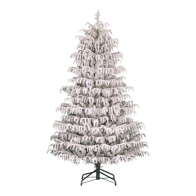 SAPIN WHITE SPRUCE VERT GIVRE 185CM de Edelman - deco maison et noël dans E009